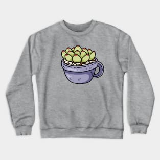 Succulent in a Cup Crewneck Sweatshirt